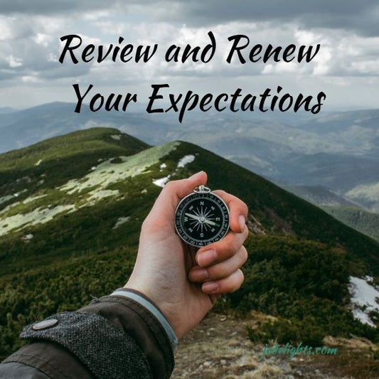 compass in hand