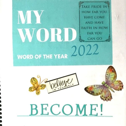 Sneak Peek at my One Word Journal