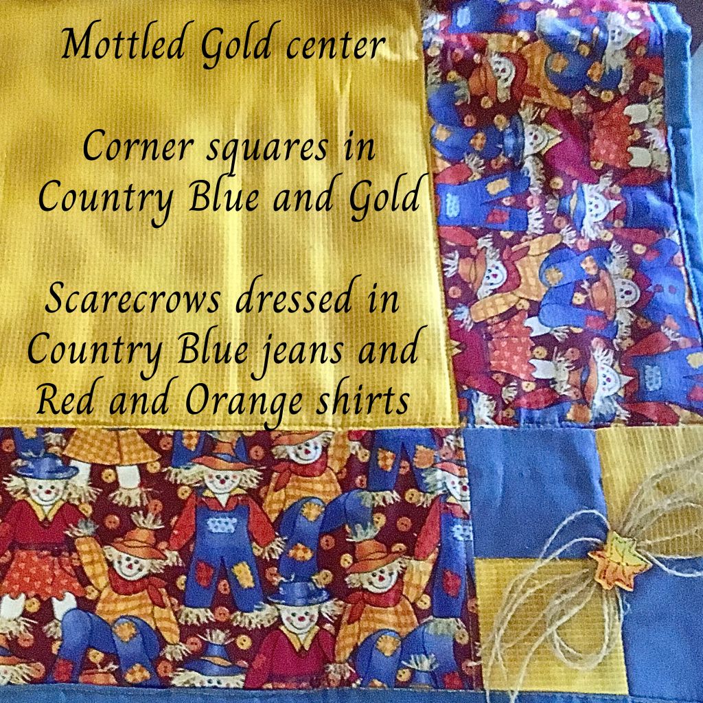 Scarecrow Gathering Table Runner