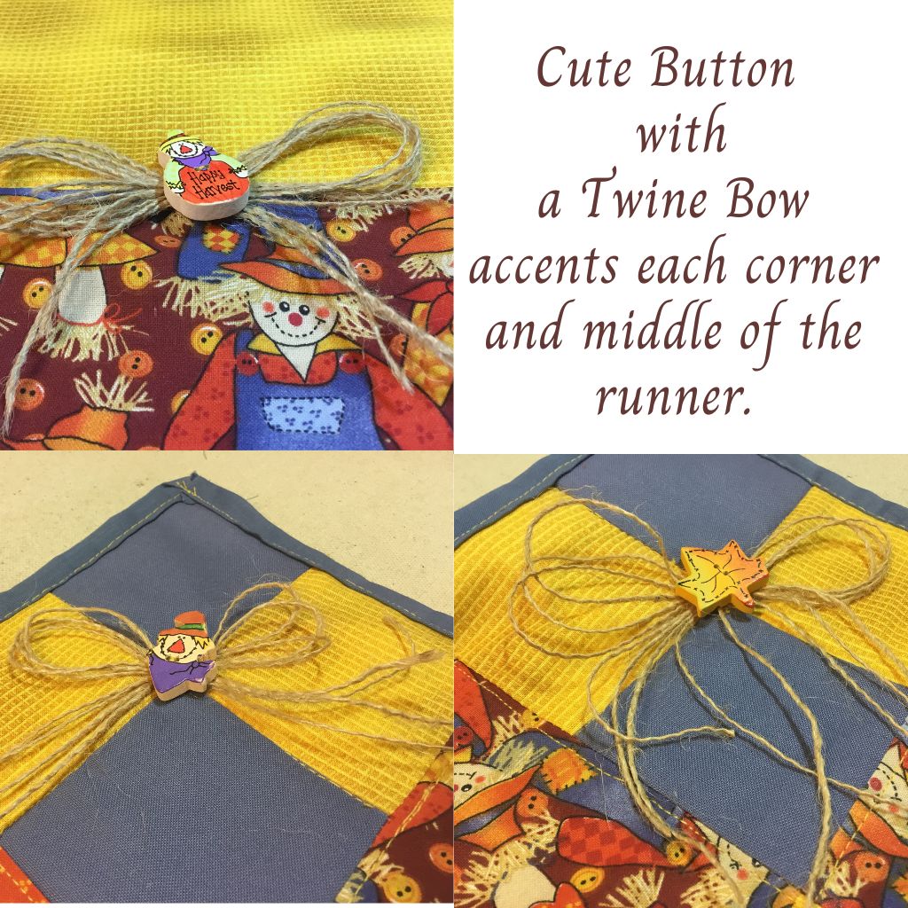 Scarecrow Gathering Table Runner