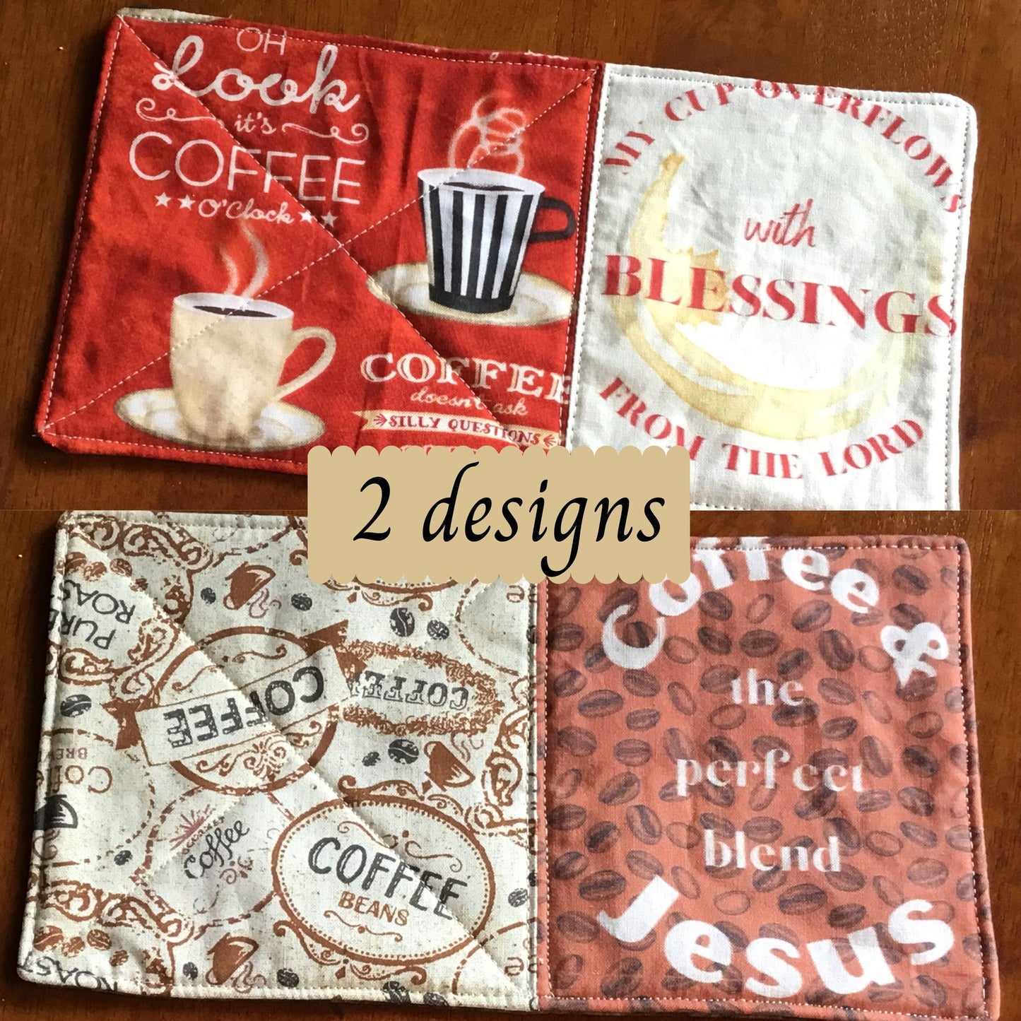Coffee N Jesus Mug Rugs