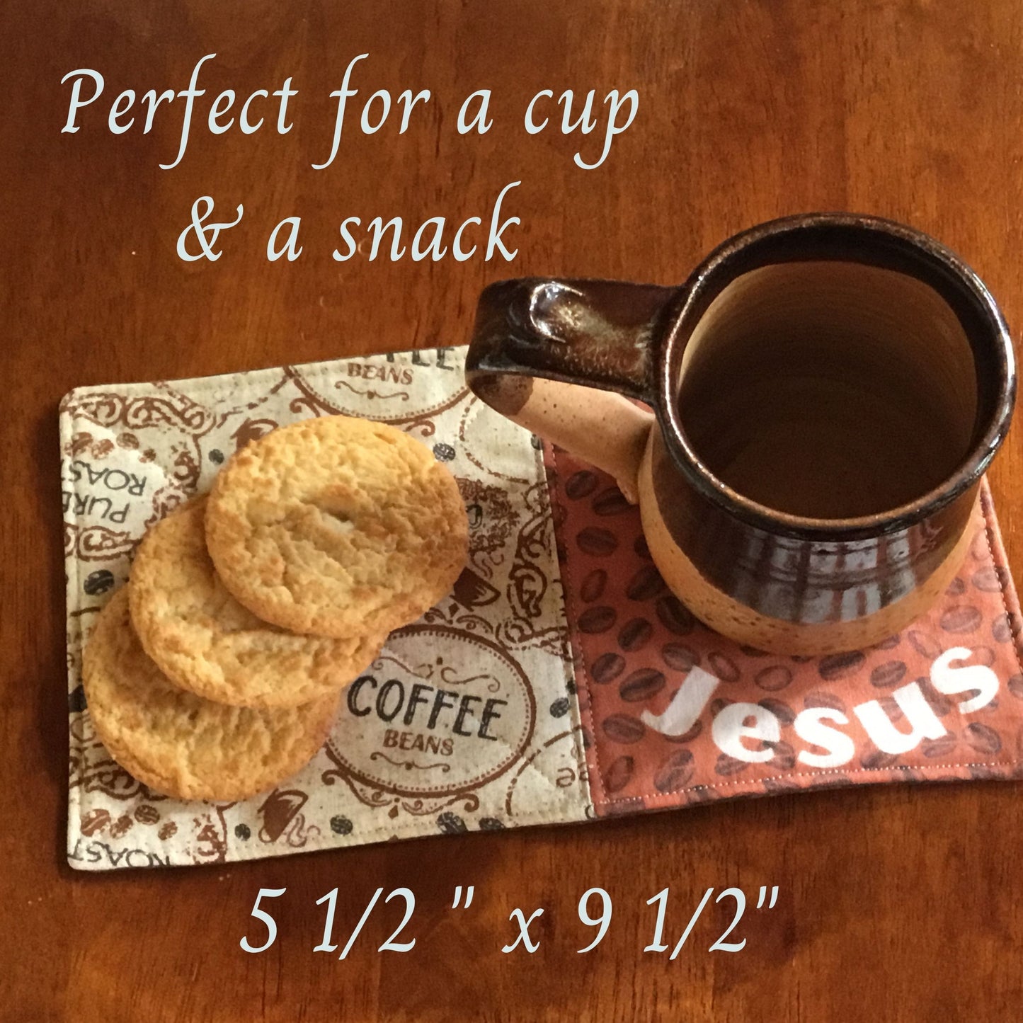 Coffee N Jesus Mug Rugs