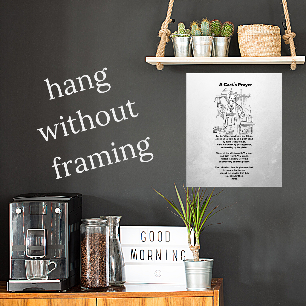 A Cook's Prayer Wall Art