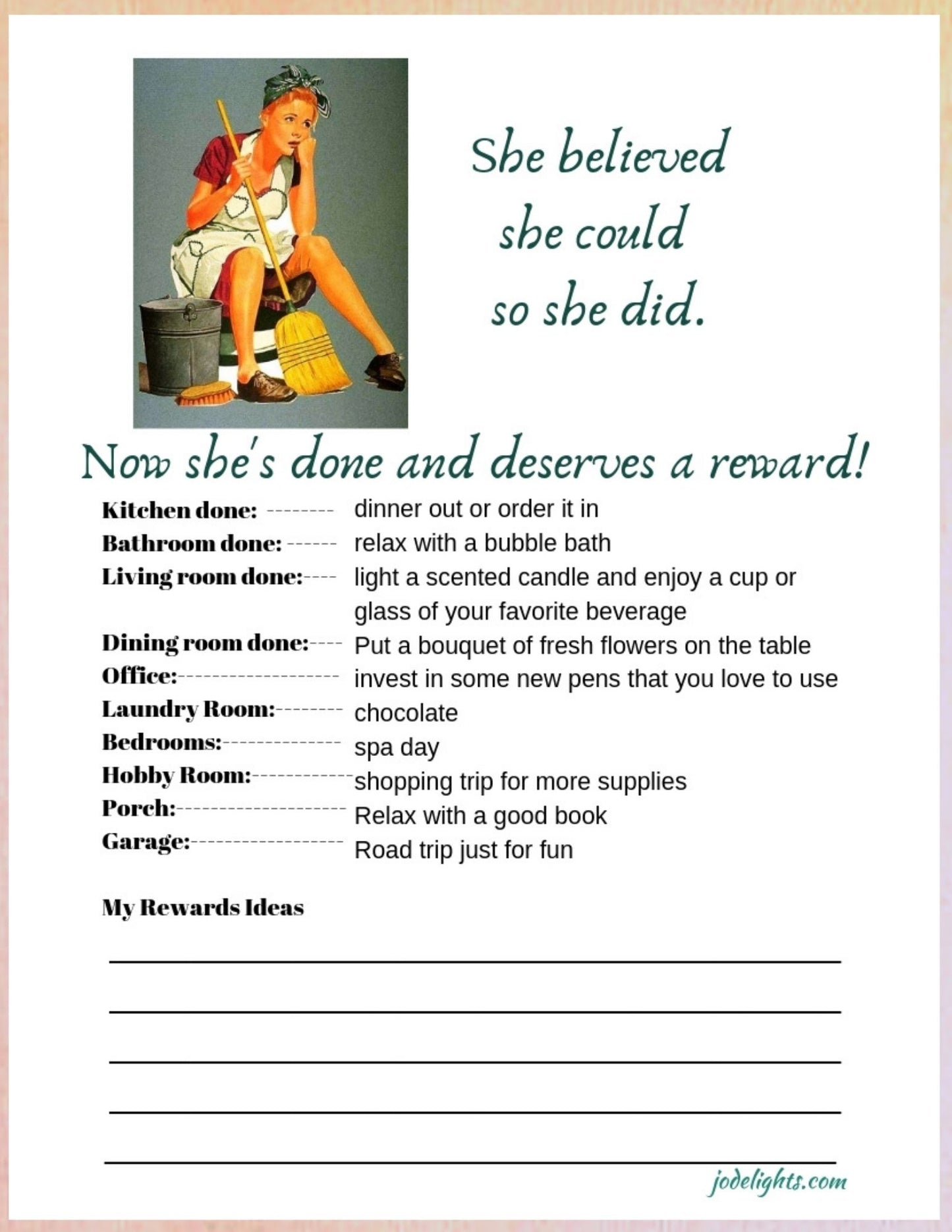 Cleaning for the Dream Guide and Worksheets PDF
