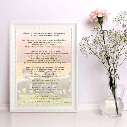 Psalm 23 Comfort Decree