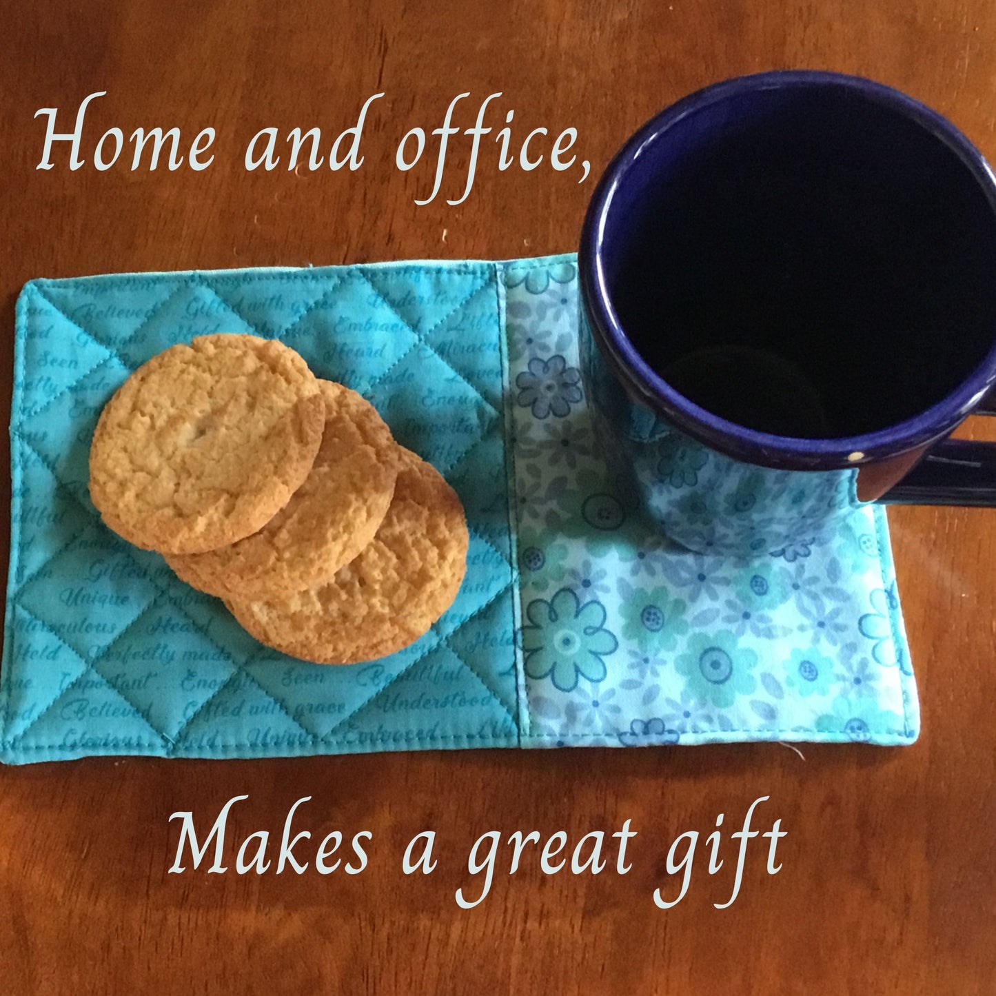 Encouraging Words Mug Rug