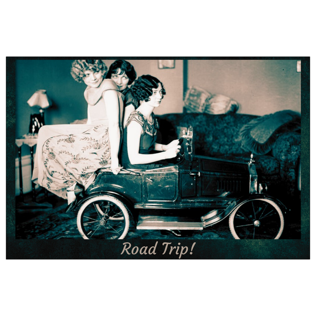 Road Trip Postcard with envelope